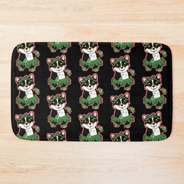 Item preview, Tri color corgi hula designed and sold by DrawsCutePaws.