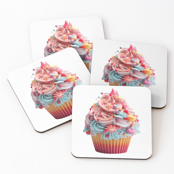 Item preview, cupcake designed and sold by 5minArtStudio.