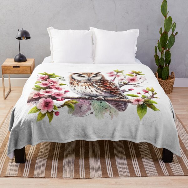 Item preview, Owl in Spring designed and sold by Azrora.