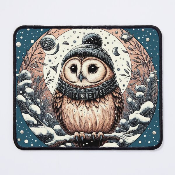 Item preview, Owl in Winter designed and sold by Azrora.