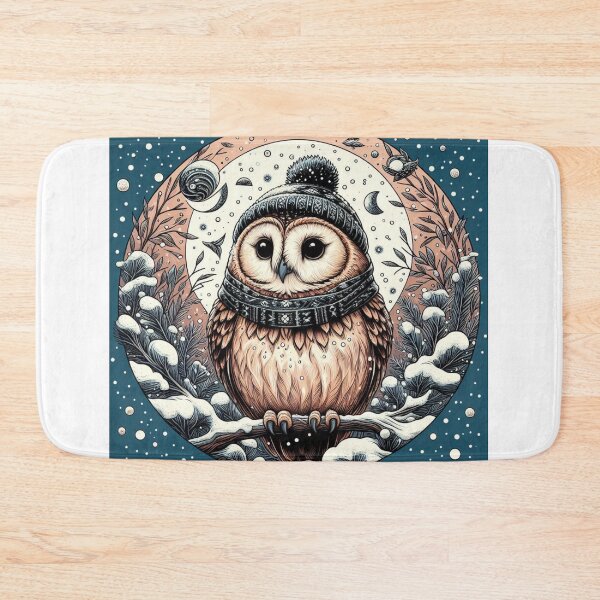 Item preview, Owl in Winter designed and sold by Azrora.