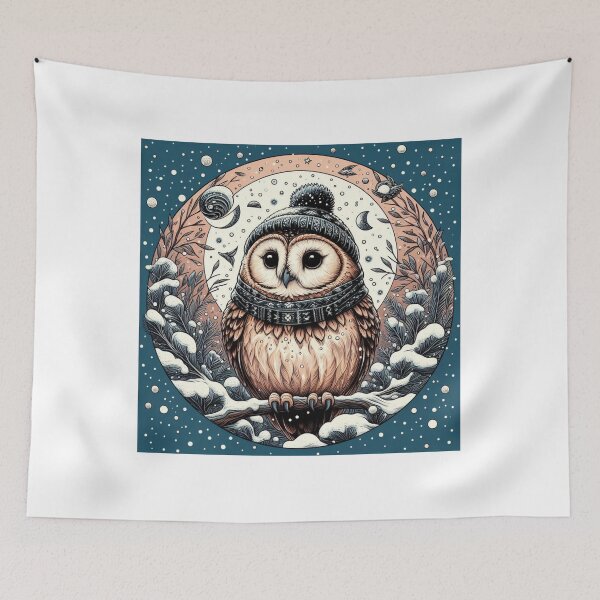 Item preview, Owl in Winter designed and sold by Azrora.