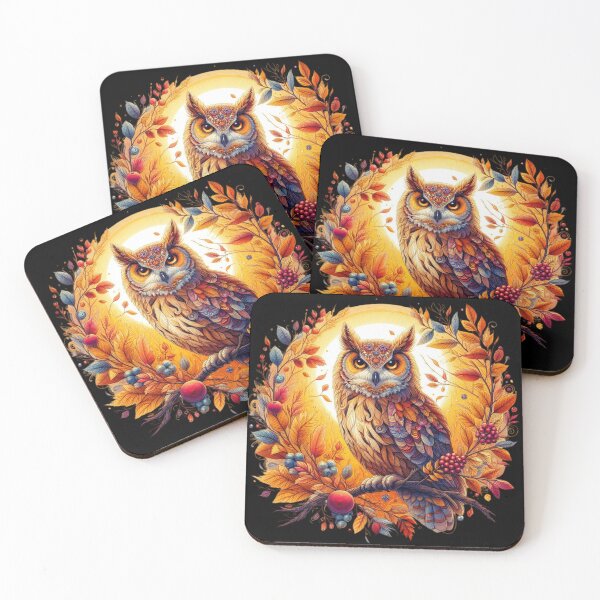 Item preview, Owl in Autumn designed and sold by Azrora.