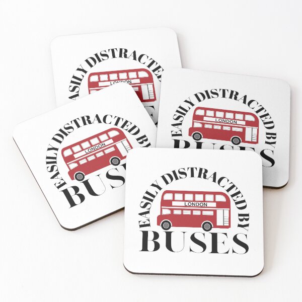 Item preview, Easily Distracted by London Routemaster Buses designed and sold by HareTodayDesign.
