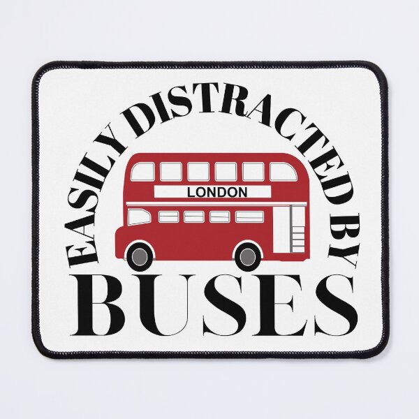 Item preview, Easily Distracted by London Routemaster Buses designed and sold by HareTodayDesign.