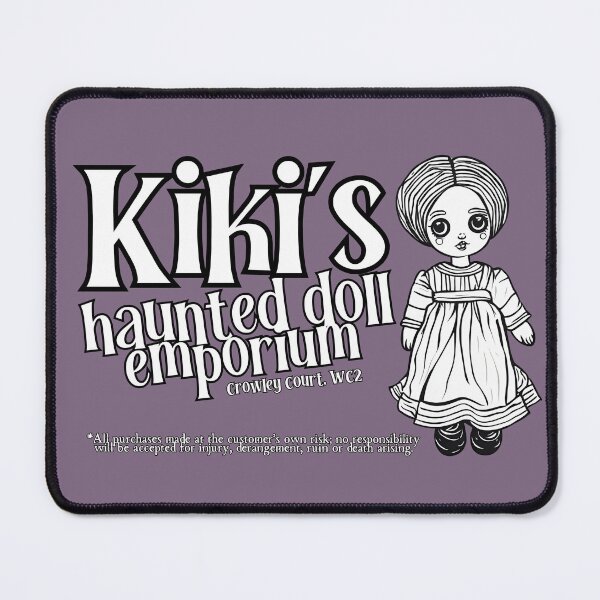 Item preview, Kiki's haunted doll emporium designed and sold by TalkingHerds.