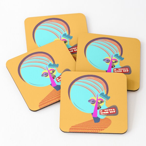 Item preview, 8 OooH LINDA - colorful imaginary digital friend portrait designed and sold by IsaboCreations.