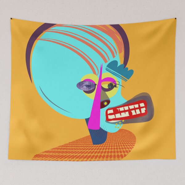 Item preview, 8 OooH LINDA - colorful imaginary digital friend portrait designed and sold by IsaboCreations.