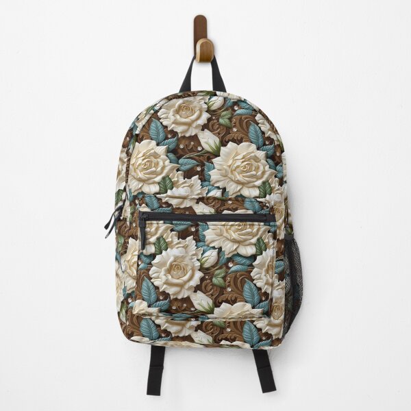 Item preview, White Roses seamless pattern designed and sold by DimyStickers.