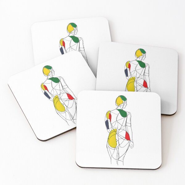 Item preview, Copy of Abstract art of Psychedelic Woman in bold pose  designed and sold by UmagineArts.