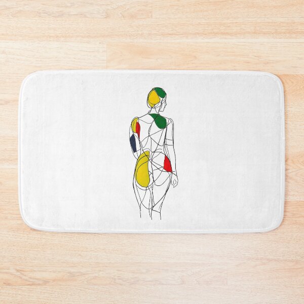 Item preview, Copy of Abstract art of Psychedelic Woman in bold pose  designed and sold by UmagineArts.