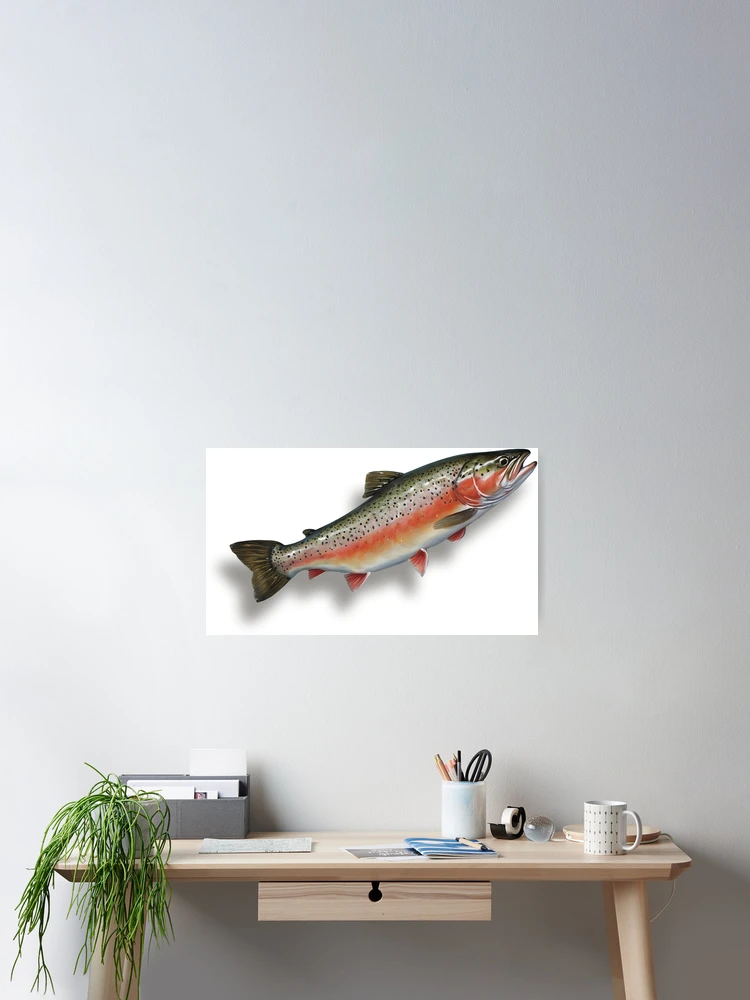 Thumbnail 2 of 3, Poster, Trout designed and sold by RemonMichel.