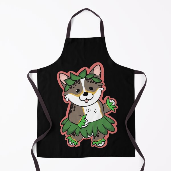 Item preview, Tri color corgi hula designed and sold by DrawsCutePaws.