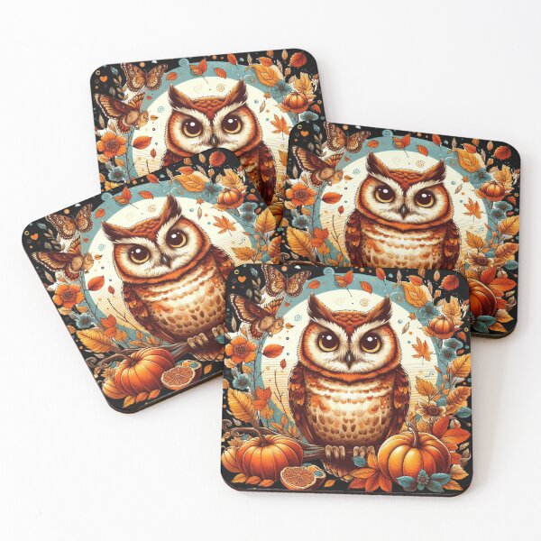 Item preview, Owl in Autumn designed and sold by Azrora.