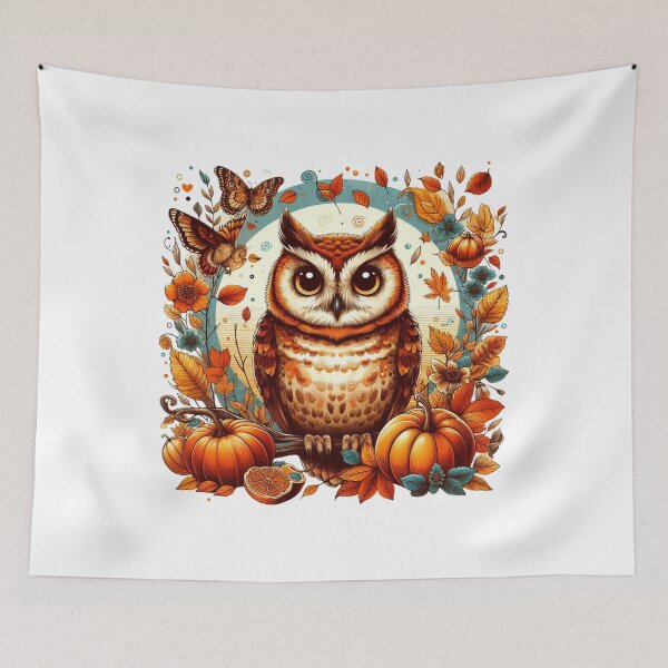 Item preview, Owl in Autumn designed and sold by Azrora.