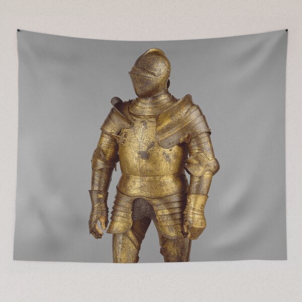 Item preview, Vintage Golden Knight Armor Photograph (1527) designed and sold by BravuraMedia.