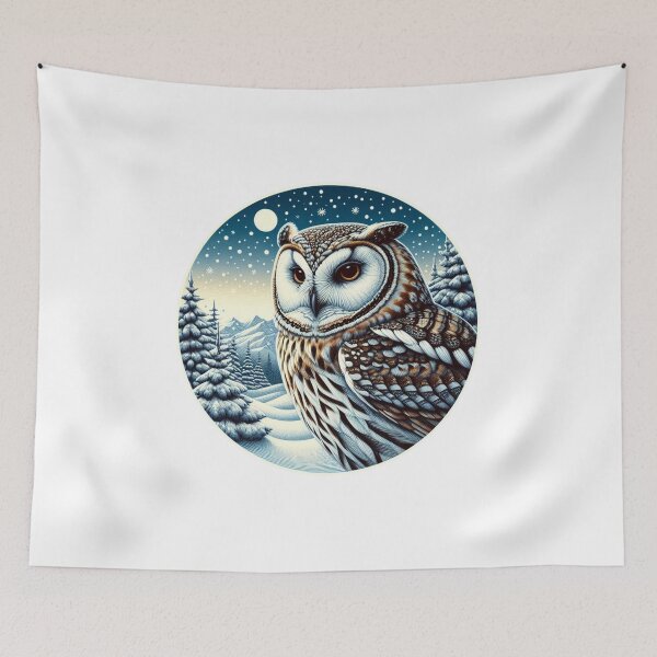 Item preview, Owl in Winter designed and sold by Azrora.