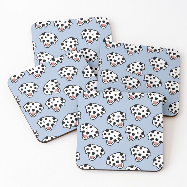 Item preview, Dalmatian dog faces designed and sold by dottiedigitals.
