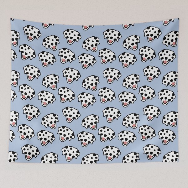 Item preview, Dalmatian dog faces designed and sold by dottiedigitals.