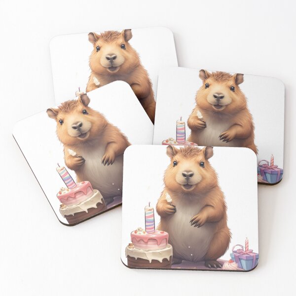 Item preview, Capybara Birthday, Capy Birthday, Capybara, Cute Capybara designed and sold by Mandala108.