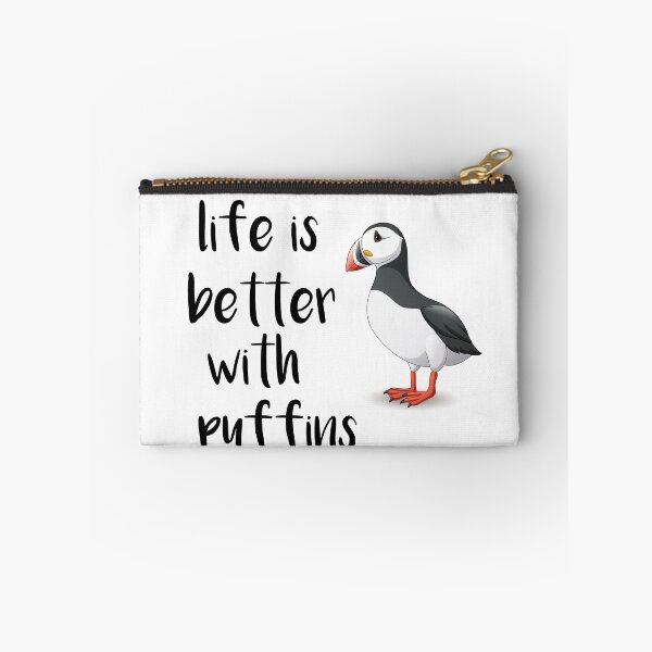 Item preview, Life Is Better With Puffins, Funny Puffin Bird designed and sold by SakuraPxl.