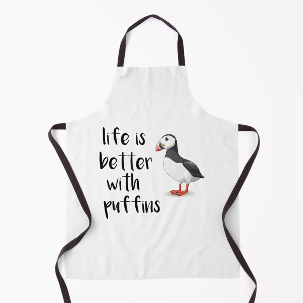 Item preview, Life Is Better With Puffins, Funny Puffin Bird designed and sold by SakuraPxl.