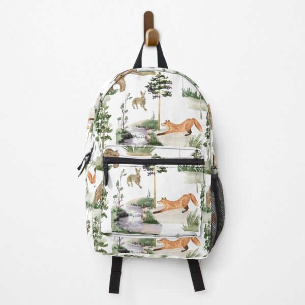 Item preview, Watercolor forest trees with animals designed and sold by tapilipa.
