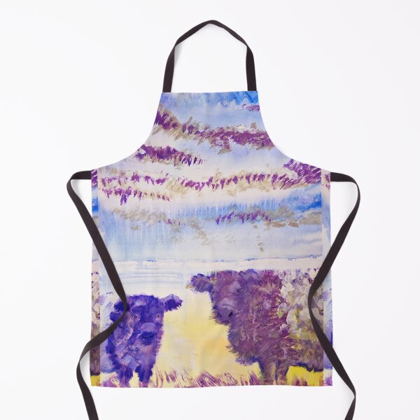 Item preview, Belted Galloway Cows Dramatic Winter Sunset designed and sold by MikeJory.
