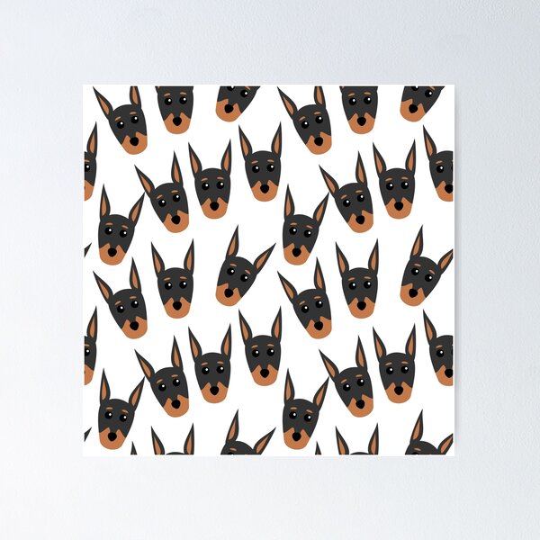 Item preview, Doberman Dog pattern designed and sold by dottiedigitals.