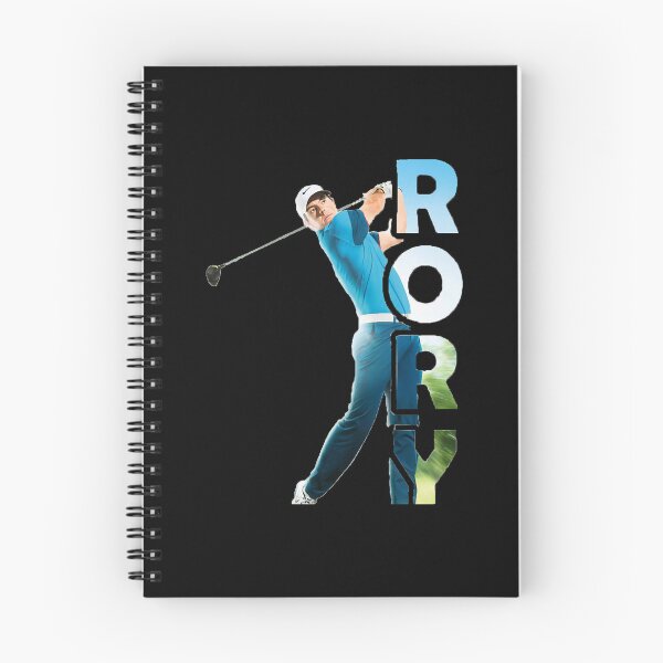 Aperçu de l'œuvre Rory McIlroy frappe la balle de golf sur un terrain de golf créée et vendue par TayaDesignGifts.