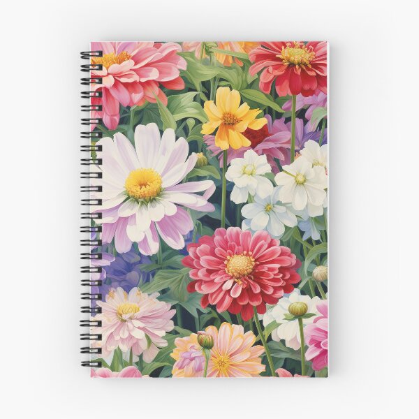 Item preview, Zinnia Tile 02: Rainbow Smiles in a Field of Daisy Dandelions and Sunshine of Nature's Confetti Party designed and sold by TheBrainArt.