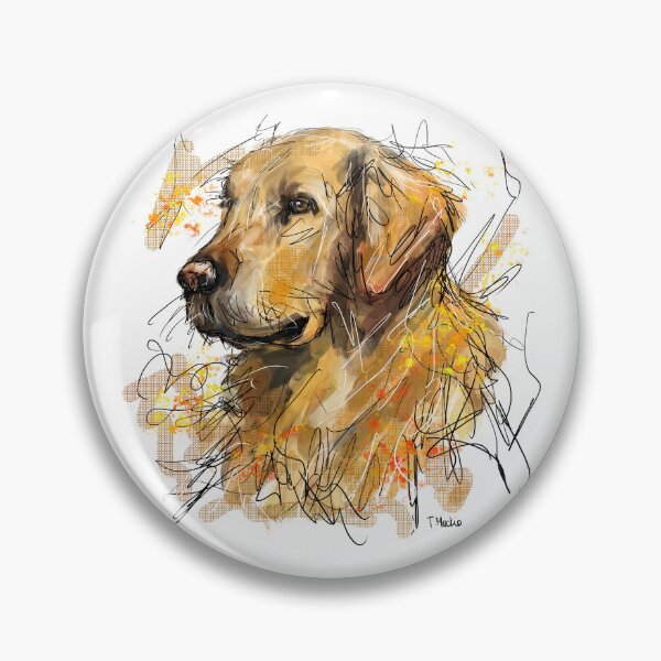 Item preview, Golden Retriever designed and sold by TraceyMackieArt.