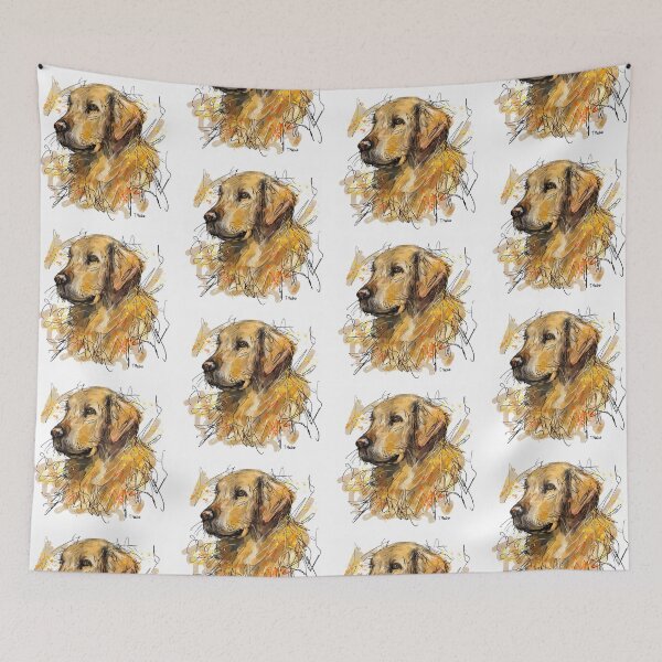 Item preview, Golden Retriever designed and sold by TraceyMackieArt.