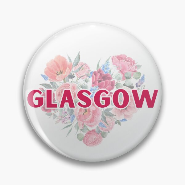 Item preview, Glasgow, Scotland | United Kingdom | British Cities | Floral Heart Bouquet designed and sold by Seasider85.