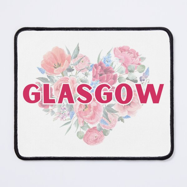 Item preview, Glasgow, Scotland | United Kingdom | British Cities | Floral Heart Bouquet designed and sold by Seasider85.