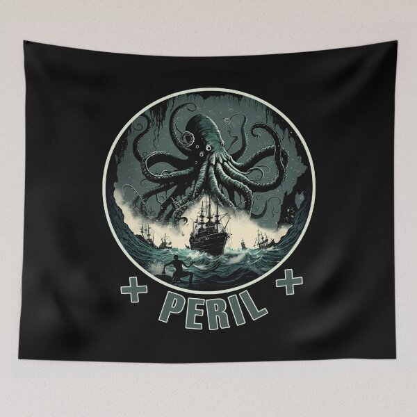 Item preview, Peril of the Kraken designed and sold by SidTastic .