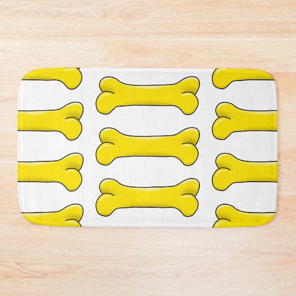 Item preview, Dog Bone - Yellow designed and sold by FLOdesignAUS.