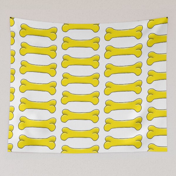 Item preview, Dog Bone - Yellow designed and sold by FLOdesignAUS.