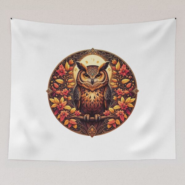 Item preview, Owl in Autumn designed and sold by Azrora.