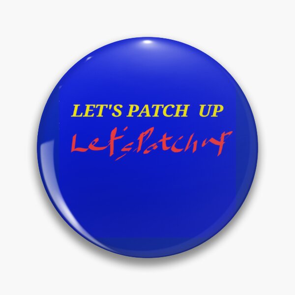 Item preview, LET'S PATCH UP  designed and sold by AwesomeDigiShop.