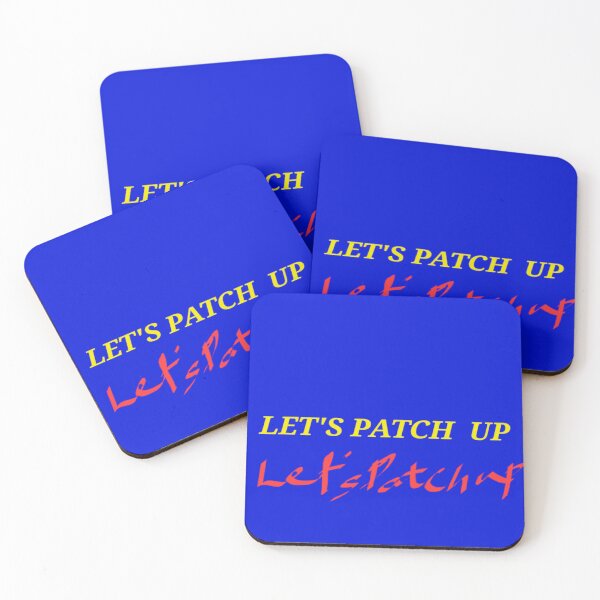 Item preview, LET'S PATCH UP  designed and sold by AwesomeDigiShop.