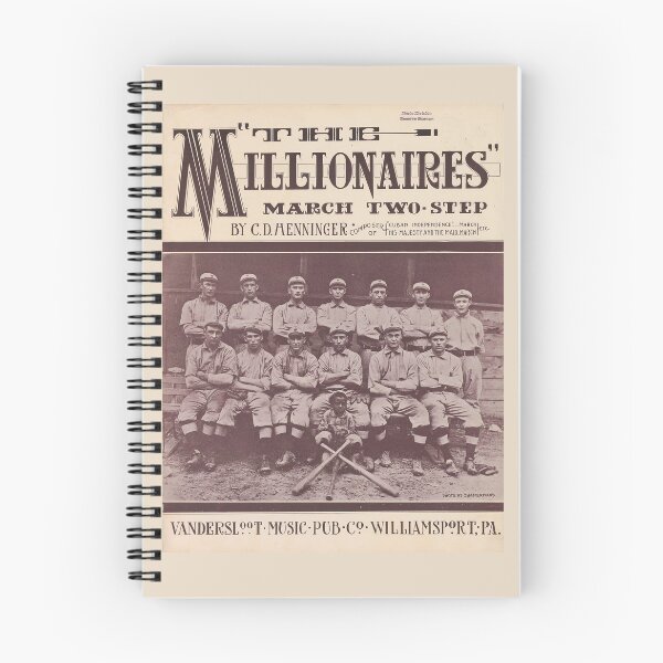 Item preview, The Millionaires. Vintage Baseball Sheet Music cover. (Restored). HIGH DEFINITION designed and sold by MINDTHECHERRY.