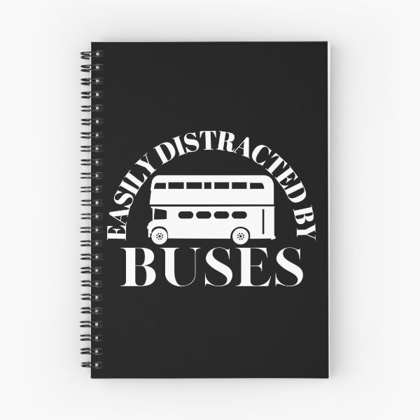 Item preview, Easily Distracted by Buses designed and sold by HareTodayDesign.
