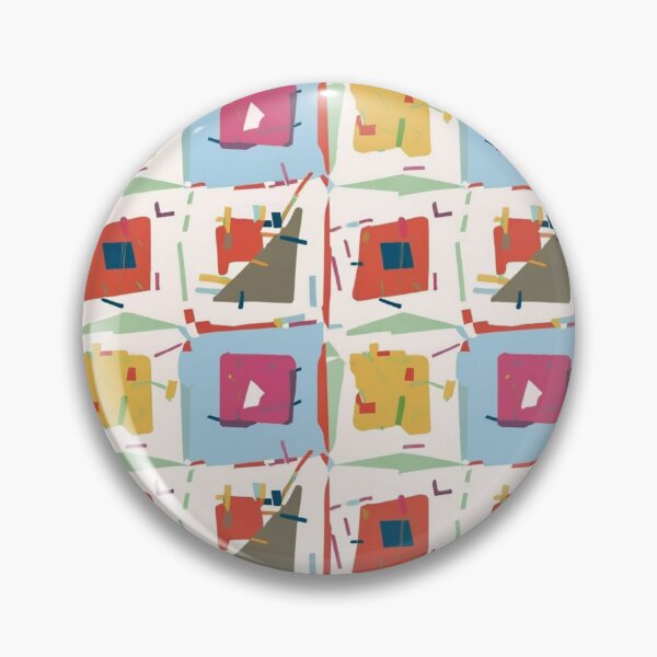 Item preview, CUTE PATTERN SQUARES-MULTICOLOUR . designed and sold by Blue Eye.