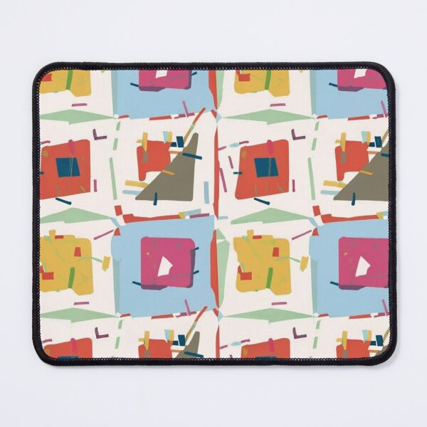 Item preview, CUTE PATTERN SQUARES-MULTICOLOUR . designed and sold by Blue Eye.