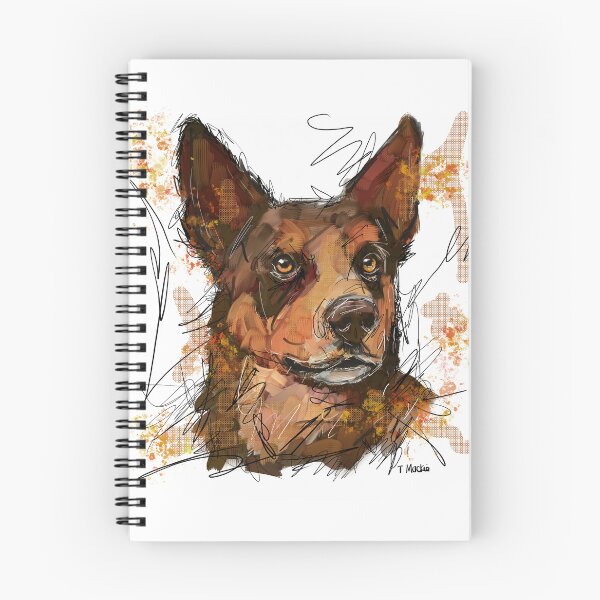 Item preview, Brown and Tan Kelpie designed and sold by TraceyMackieArt.