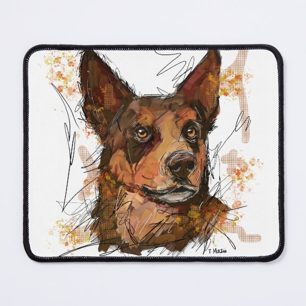 Item preview, Brown and Tan Kelpie designed and sold by TraceyMackieArt.