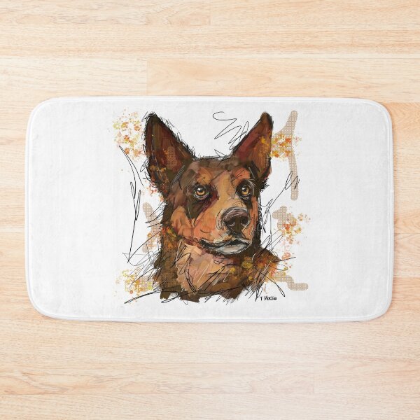 Item preview, Brown and Tan Kelpie designed and sold by TraceyMackieArt.