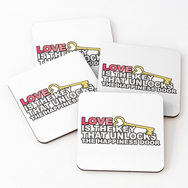 Item preview, Love Is The Key That UnlockS The Happiness Door designed and sold by MonkiFlipp.
