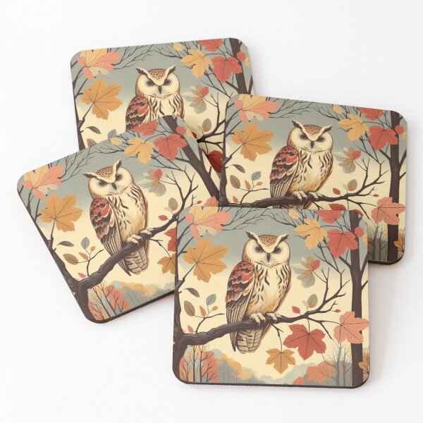Item preview, Owl in Autumn designed and sold by Azrora.